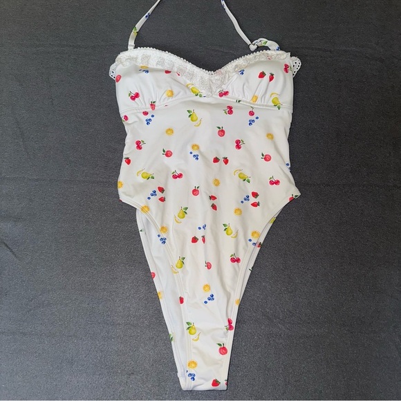 Other - Coquette Cottage core Fruit One piece Swimsuit